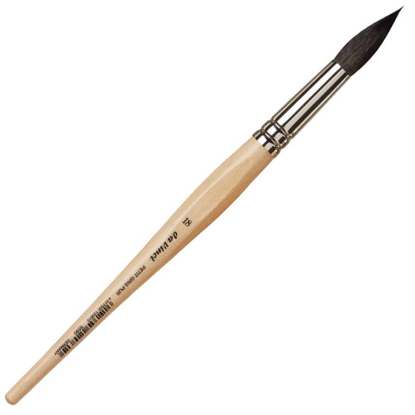 Da Vinci Petit Gris Mix Round Watercolor Brush Series 5590 No: 18 - 1