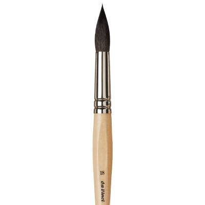 Da Vinci Petit Gris Mix Round Watercolor Brush Series 5590 No: 18