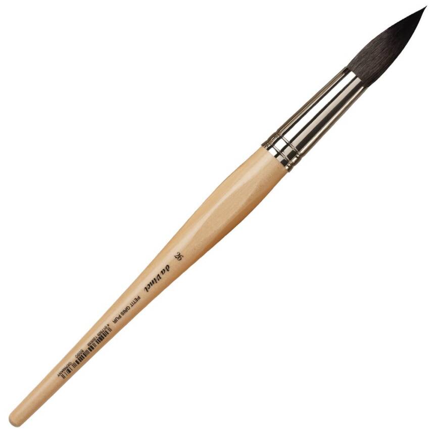 Da Vinci Petit Gris Mix Round Watercolor Brush Series 5590 No: 26 - 1