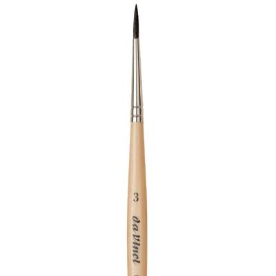 Da Vinci Petit Gris Mix Round Watercolor Brush Series 5590 No:3