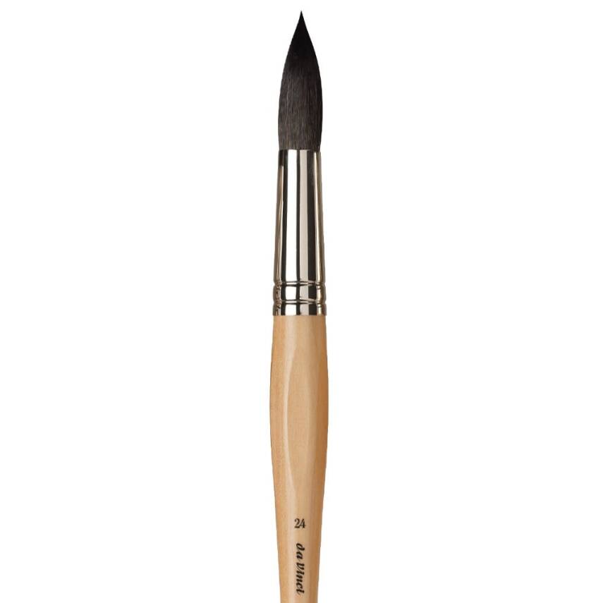 Da Vinci Petit Gris Mix Yuvarlak Sulu Boya Fırçası Seri 5590 No:24 - 4