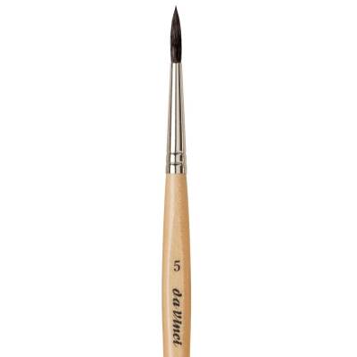 Da Vinci Petit Gris Mix Yuvarlak Sulu Boya Fırçası Seri 5590 No:5 - 4