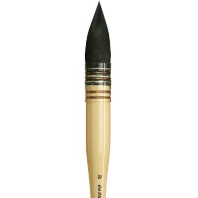 Da Vinci Petit Gris Pur Blue Russian Squirrel Hair Round French Watercolor Brush Series 418 No:10