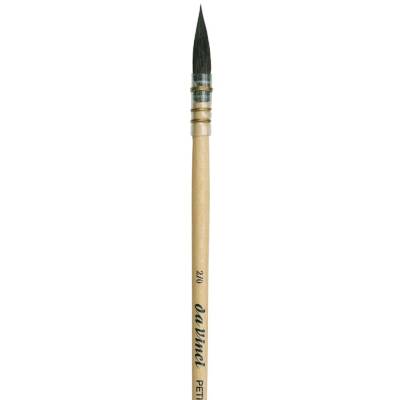 Da Vinci Petit Gris Pur Blue Russian Squirrel Hair Round French Watercolor Brush Series 418 No:2/0