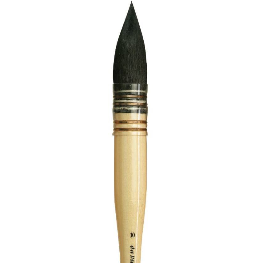Da Vinci Petit Gris Pur Mavi Rus Sincap Kılı Yuvarlak Fransız Sulu Boya Fırçası Seri 418 No:10 - 8
