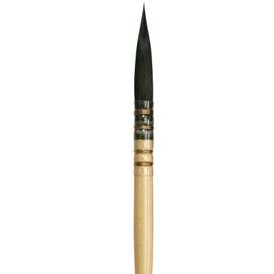 Da Vinci Petit Gris Pur Mavi Rus Sincap Kılı Yuvarlak Fransız Sulu Boya Fırçası Seri 418 No:3/0