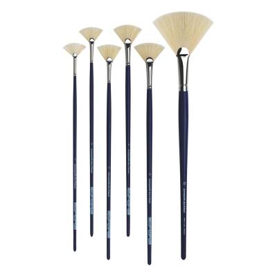 Da Vinci Pig Hair Fan Oil Paint Brush Series 403 No:12 - 4