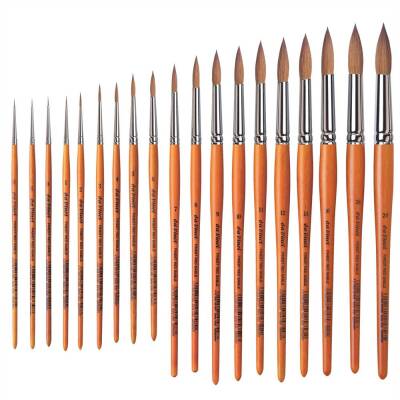 Da Vinci Red Sable Round Watercolor Brush Series 1520 No:5 - 3