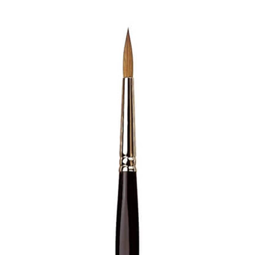 Da Vinci Restauro Kolinsky Kızıl Samur Kılı Yuvarlak Rötuş Fırçası Seri 5506 No:6 - 4