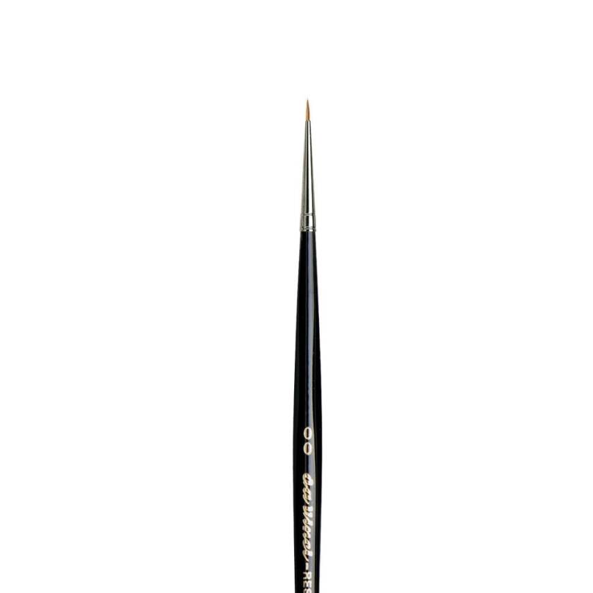 Da Vinci Restauro Kolinsky Red Sable Round Retouching Brush Series 5506 No:2/0 - 4