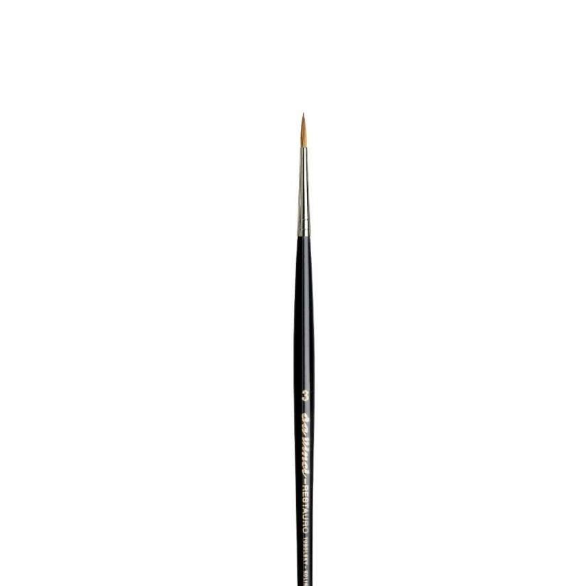 Da Vinci Restauro Kolinsky Red Sable Round Retouching Brush Series 5506 No:3 - 4