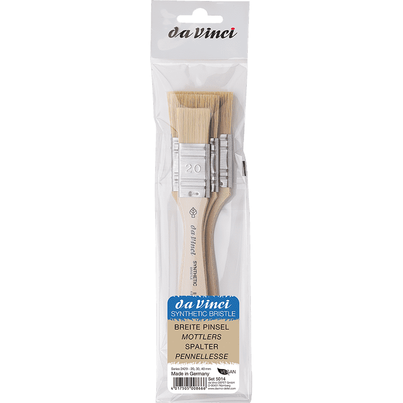 Da Vinci Sentetik Bristle Akrilik ve Yağlı Boya Zemin Fırça Seti Seri 5014 - 1