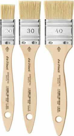 Da Vinci Sentetik Bristle Akrilik ve Yağlı Boya Zemin Fırça Seti Seri 5014 - 2