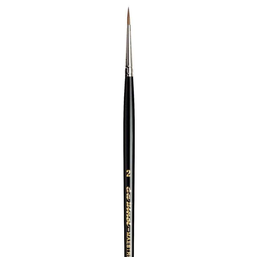 Da Vinci Series 10 Kolinsky Red Sable Round Illumination and Watercolor Brush No: 2 - 4