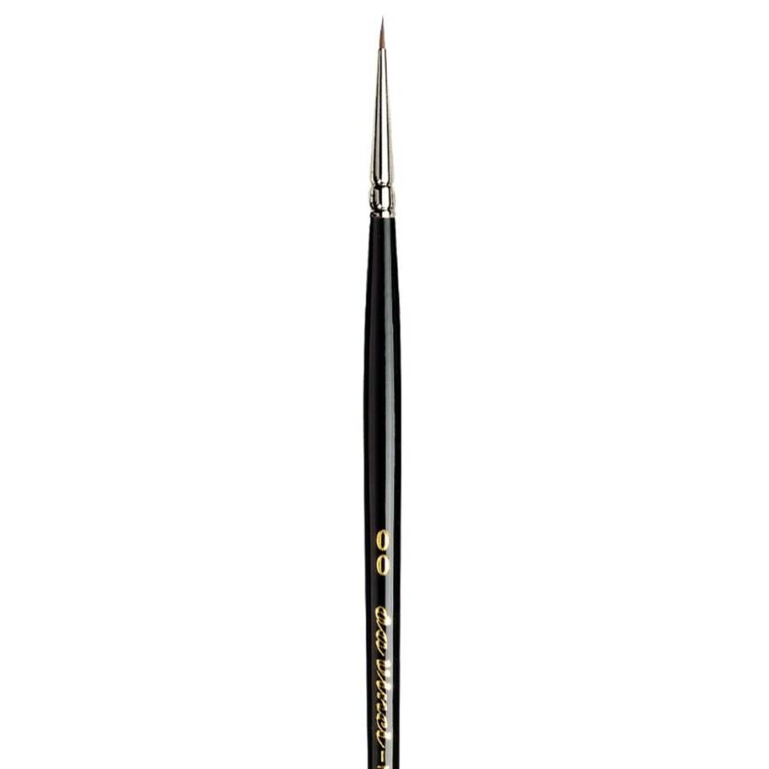 Da Vinci Series 10 Kolinsky Red Sable Round Illumination and Watercolor Brush No: 2/0 - 4