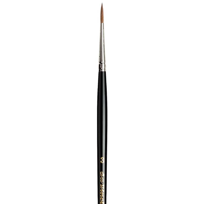 Da Vinci Series 10 Kolinsky Red Sable Round Illumination and Watercolor Brush No: 3 - 4