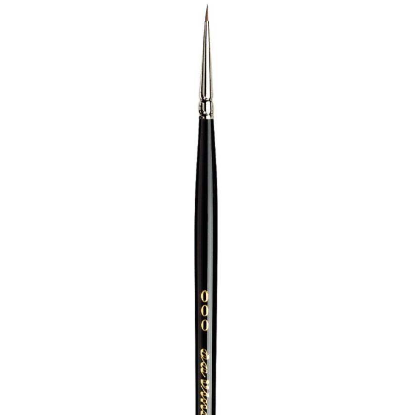 Da Vinci Series 10 Kolinsky Red Sable Round Illumination and Watercolor Brush No: 3/0 - 4
