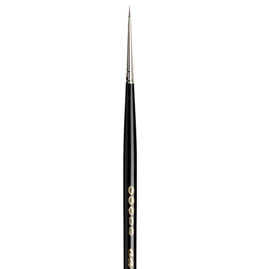 Da Vinci Series 10 Kolinsky Red Sable Round Illumination and Watercolor Brush No: 5/0 - 4