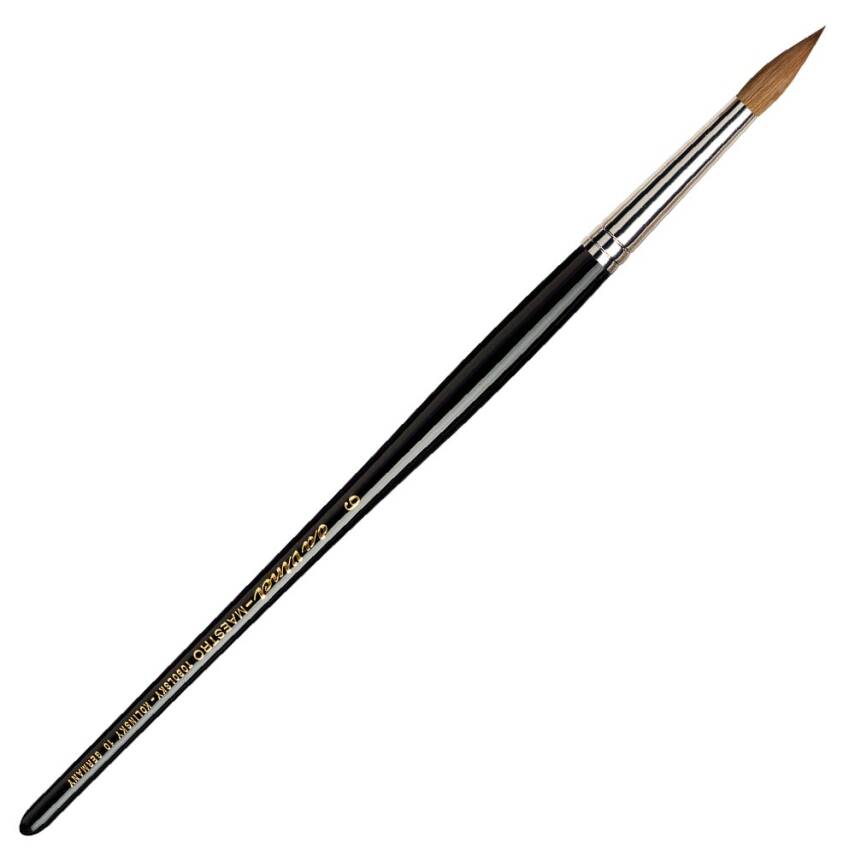 Da Vinci Series 10 Kolinsky Red Sable Round Illumination and Watercolor Brush No: 9 - 1