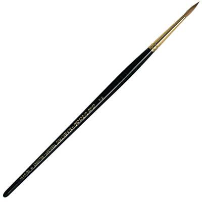 Da Vinci Series 11 Kolinsky Red Sable Round Illumination and Watercolor Brush No: 2 - 1