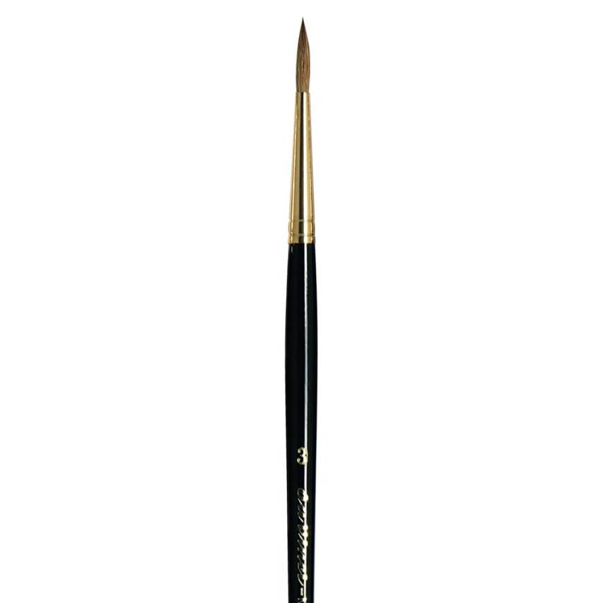 Da Vinci Series 11 Kolinsky Red Sable Round Illumination and Watercolor Brush No: 3/0 - 4