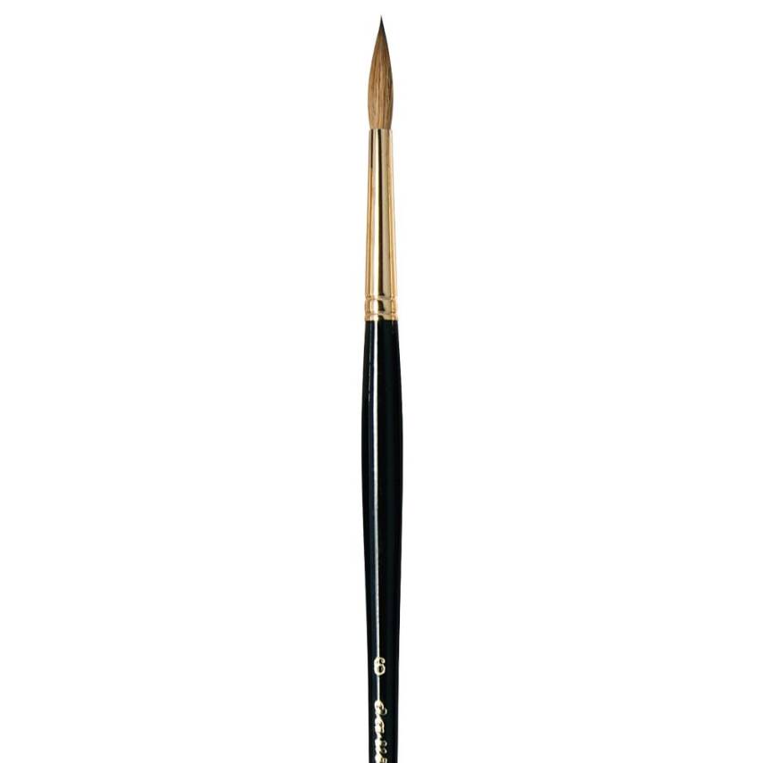 Da Vinci Series 11 Kolinsky Red Sable Round Illumination and Watercolor Brush No: 6 - 4