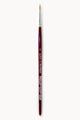 Da Vinci Series 110 Red Sable Hair Round Illumination and Watercolor Brush No: 3/0 - 1