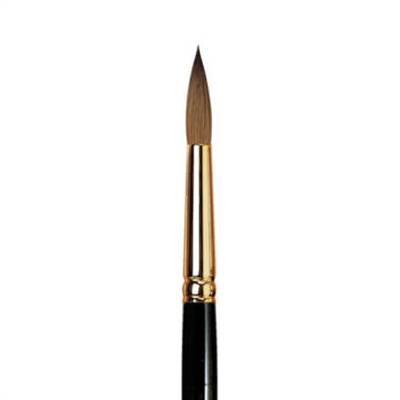 Da Vinci Series 1526Y Red Sable Round Illumination and Watercolor Brush No: 3