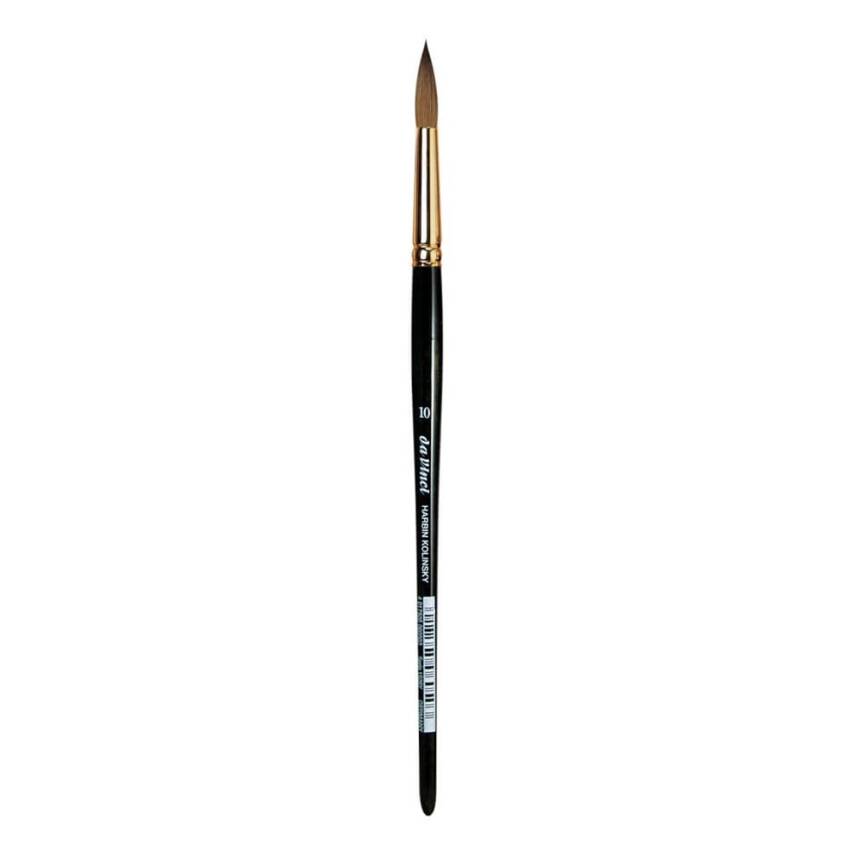 Da Vinci Series 1526Y Red Sable Round Illumination and Watercolor Brush No: 3 - 1