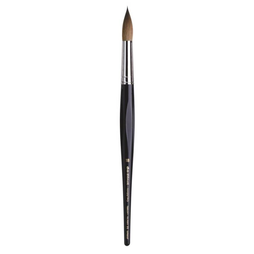 Da Vinci Series 35 Kolinsky Red Sable Extra Long Round Watercolor Brush No: 14 - 1