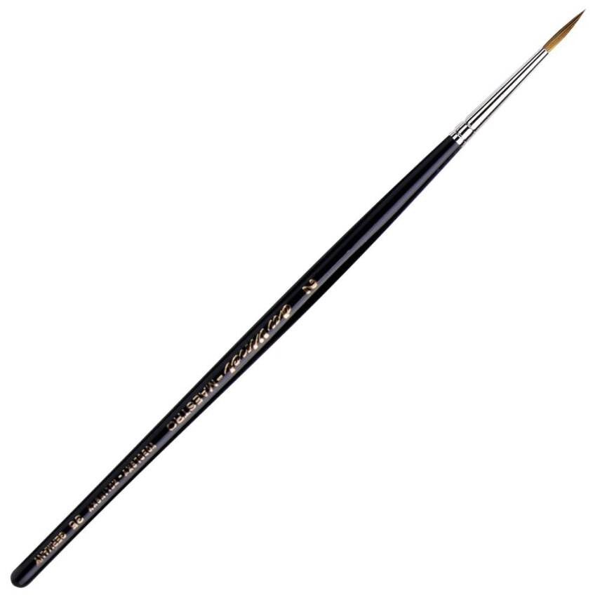 Da Vinci Series 35 Kolinsky Red Sable Extra Long Round Watercolor Brush No: 2 - 4