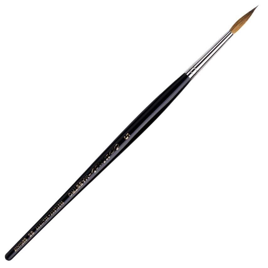 Da Vinci Series 35 Kolinsky Red Sable Extra Long Round Watercolor Brush No: 5 - 1