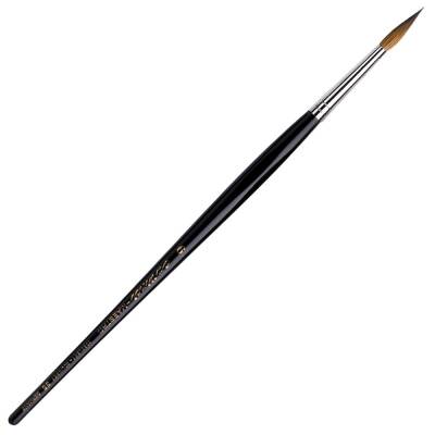 Da Vinci Series 35 Kolinsky Red Sable Extra Long Round Watercolor Brush No: 6 - 4