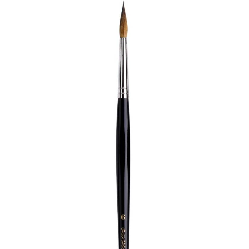 Da Vinci Series 35 Kolinsky Red Sable Extra Long Round Watercolor Brush No: 6 - 8