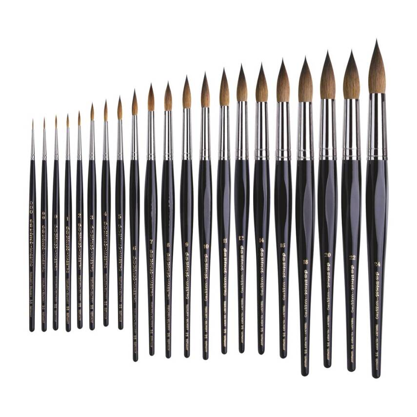 Da Vinci Series 35 Red Sable Extra Long Round Watercolor Brush - 1