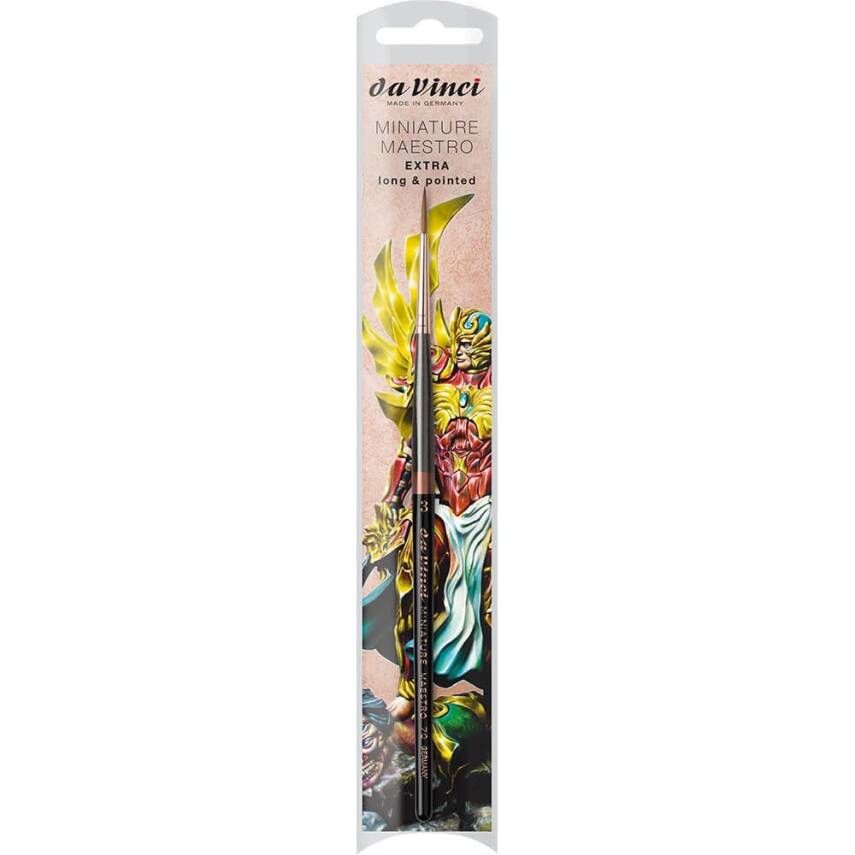 Da Vinci Series 70 Kolinsky Red Sable Round Illumination and Watercolor Brush No: 3 - 1