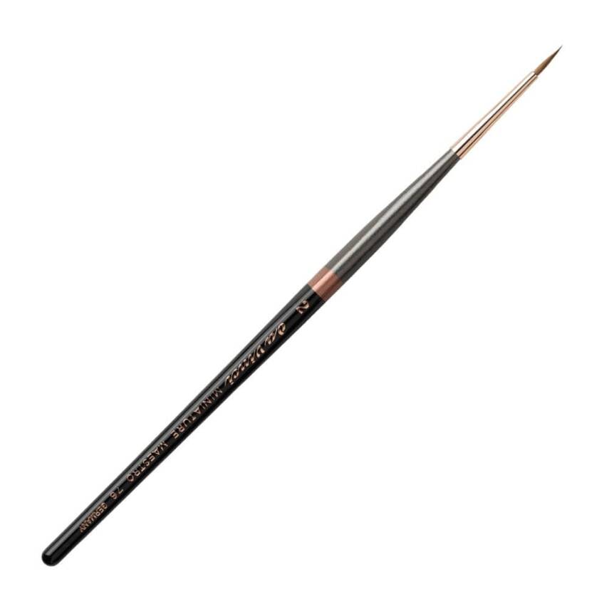 Da Vinci Series 76 Kolinsky Red Sable Round Illumination and Watercolor Brush No: 2 - 1