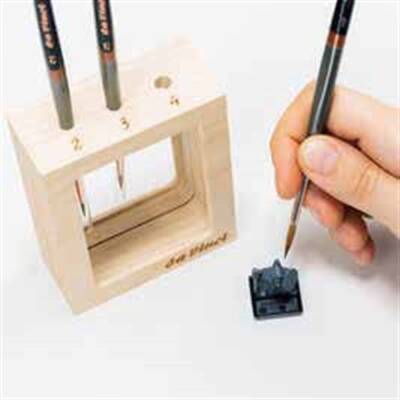 Da Vinci Series 76 Red Sable Round Miniature Painting and Watercolor Brush Set - 3