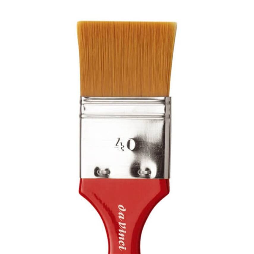 Da Vinci Spin Synthetic Extra Soft Flat Wide Surface Brush Series 5080 No:100 - 4