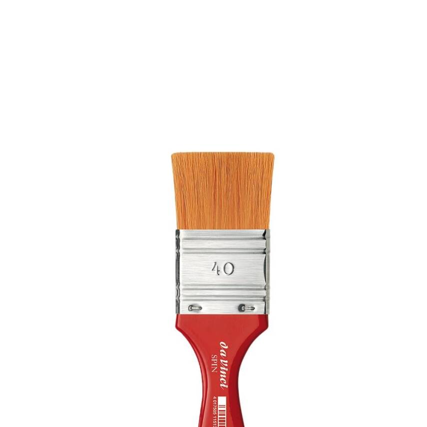 Da Vinci Spin Synthetic Extra Soft Flat Wide Surface Brush Series 5080 No:40 - 4