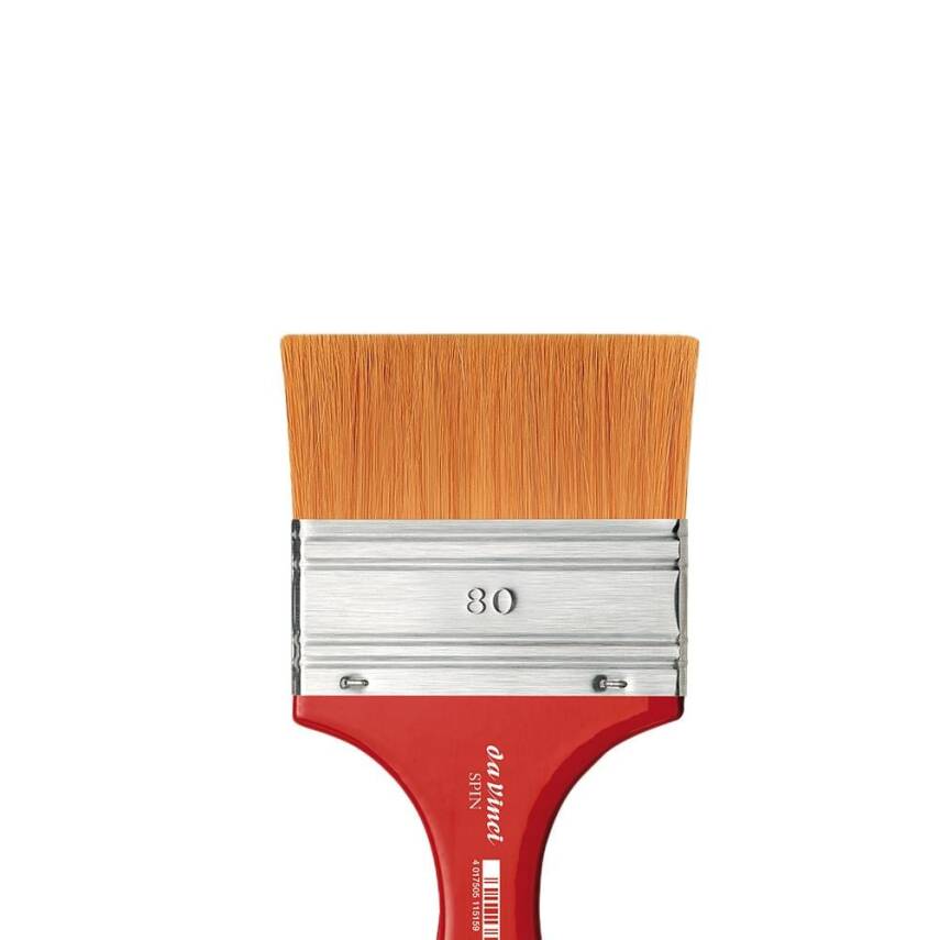 Da Vinci Spin Synthetic Extra Soft Flat Wide Surface Brush Series 5080 No:80 - 4