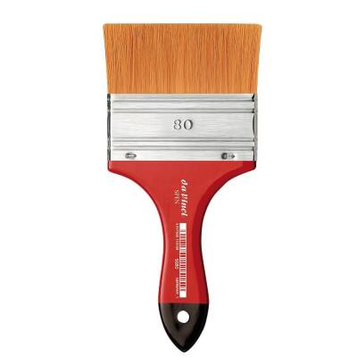 Da Vinci Spin Synthetic Extra Soft Flat Wide Surface Brush Series 5080 No:80 - 1
