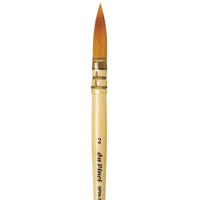 Da Vinci Spin Synthetic Round French Watercolor Brush Series 488 No:2 - 6