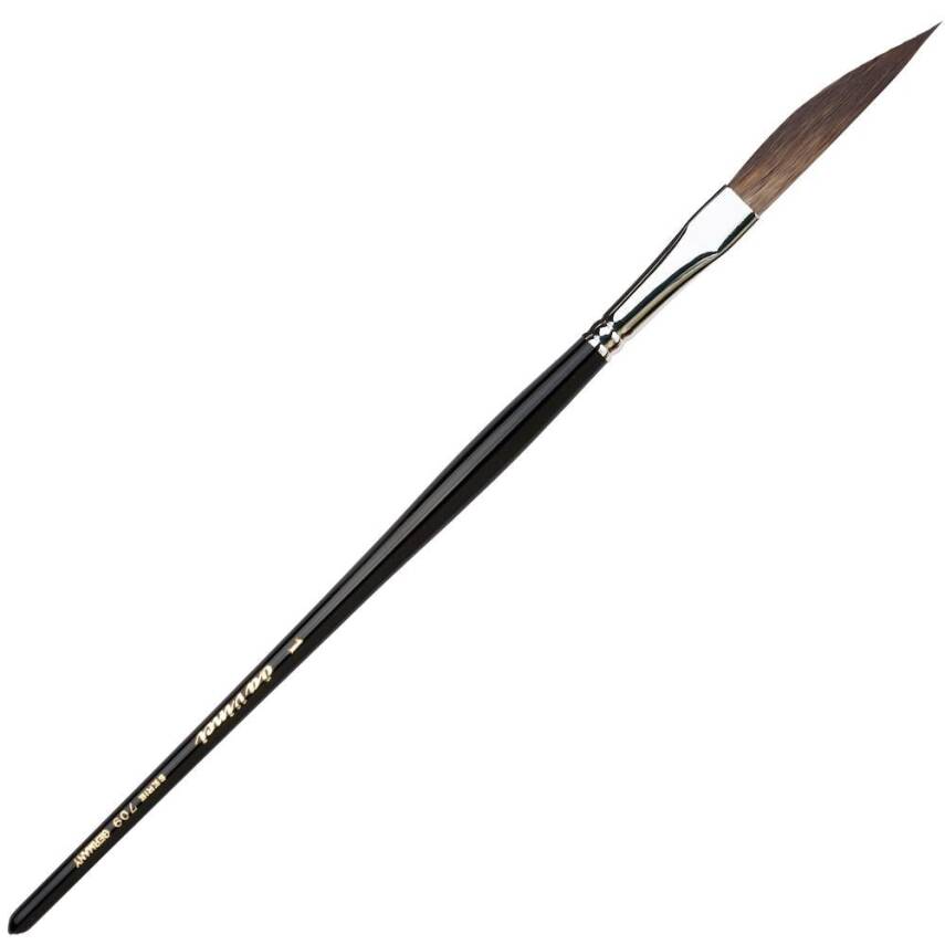 Da Vinci Squirrel Hair Side Cut Sword Line Sign Writing Brush Series 709 No:1 - 1
