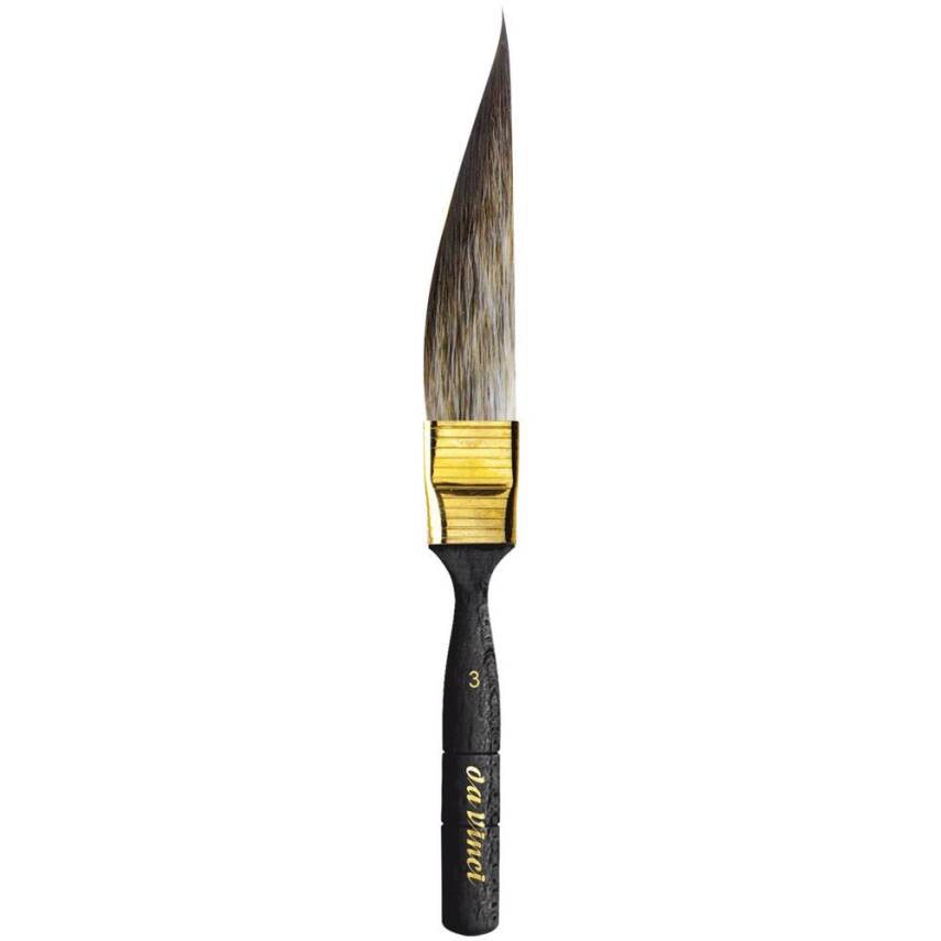 Da Vinci Synthetic Extra Long Sword Line Sign Writing Brush Series 703 No:3 - 1