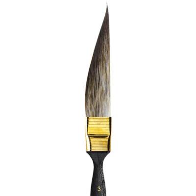 Da Vinci Synthetic Extra Long Sword Line Sign Writing Brush Series 703 No:3 - 4