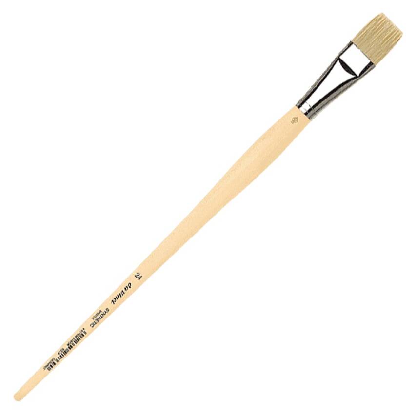 Da Vinci Synthetic Flat Acrylic and Oil Paint Brush Series 8329 No: 24 - 1