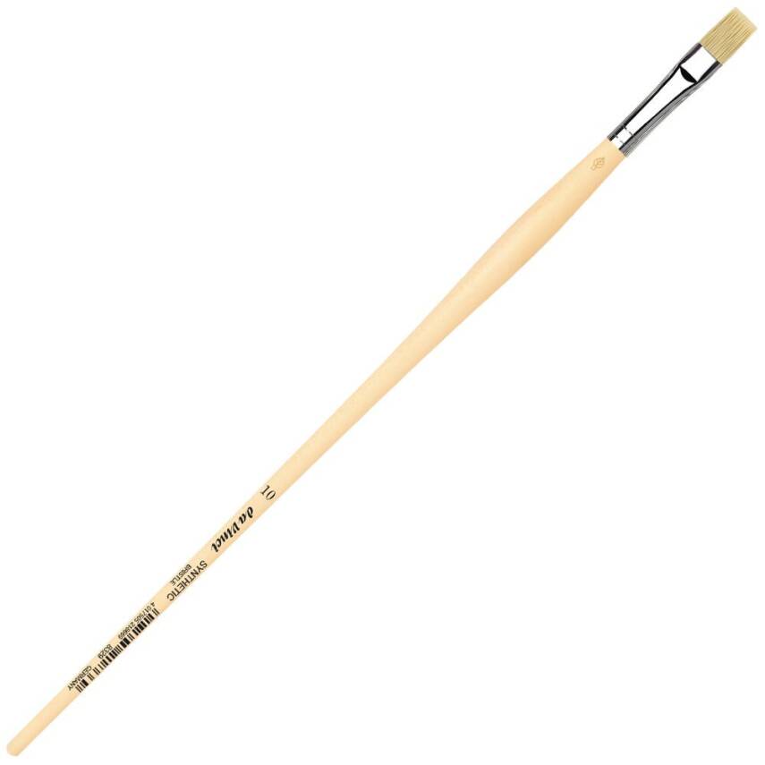 Da Vinci Synthetic Flat Acrylic and Oil Paint Brush Series 8329 No:10 - 1