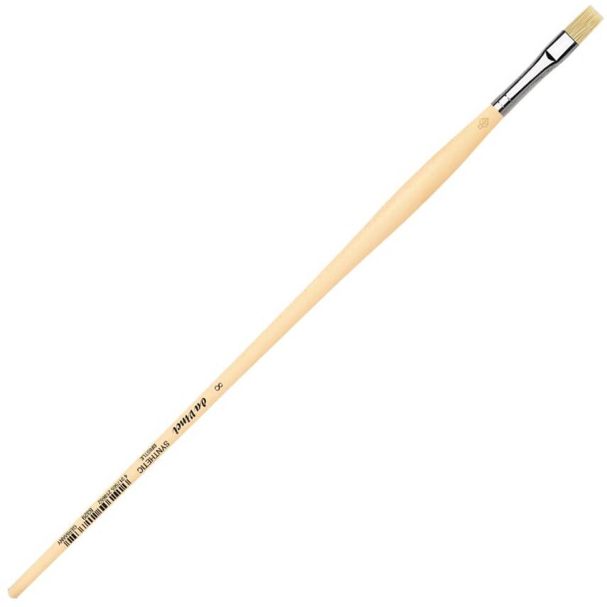 Da Vinci Synthetic Flat Acrylic and Oil Paint Brush Series 8329 No:8 - 1