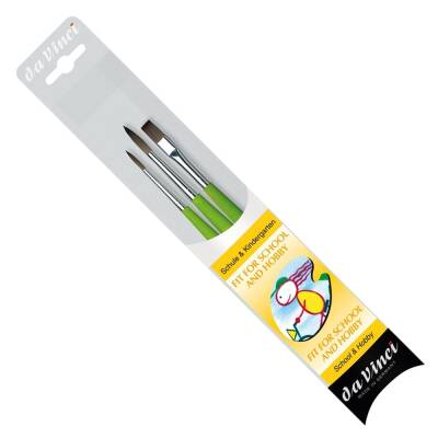 Da Vinci Synthetic School Hobby Kindergarten Brush Set Series 4209 - 1